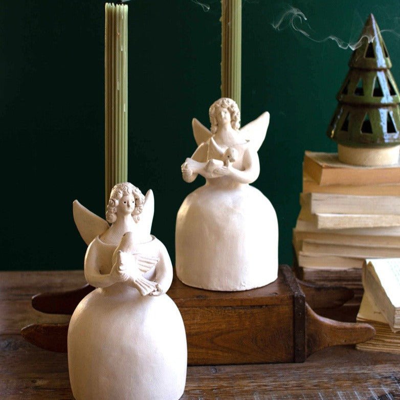Angel Taper Candle Holders