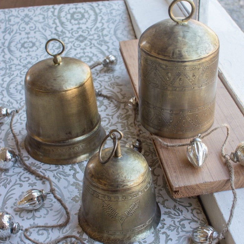 Antique Brass Finish Bells