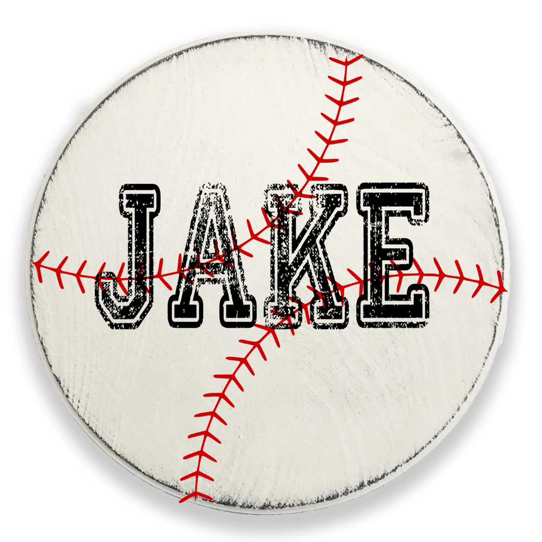 Baseball personalized wall decor