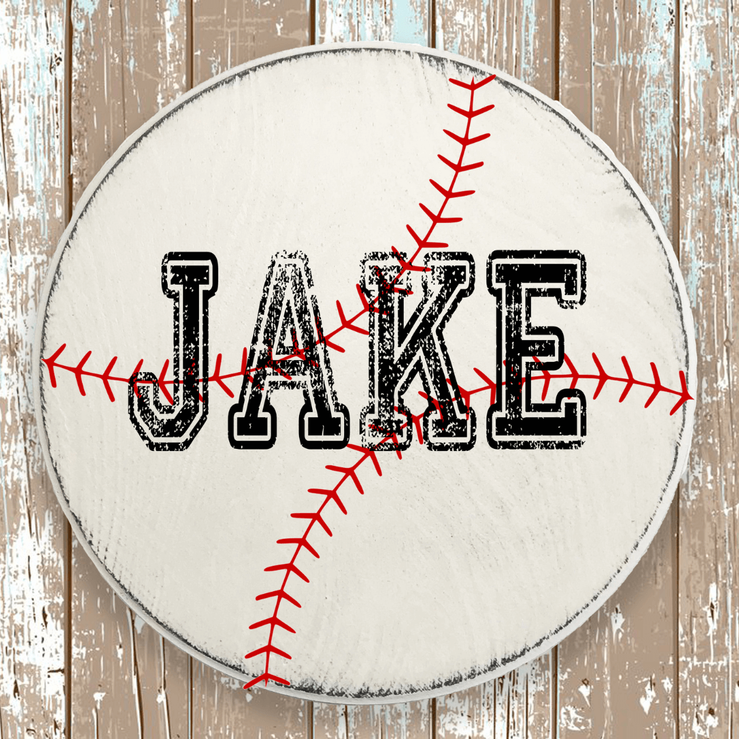 Baseball personalized wall decor