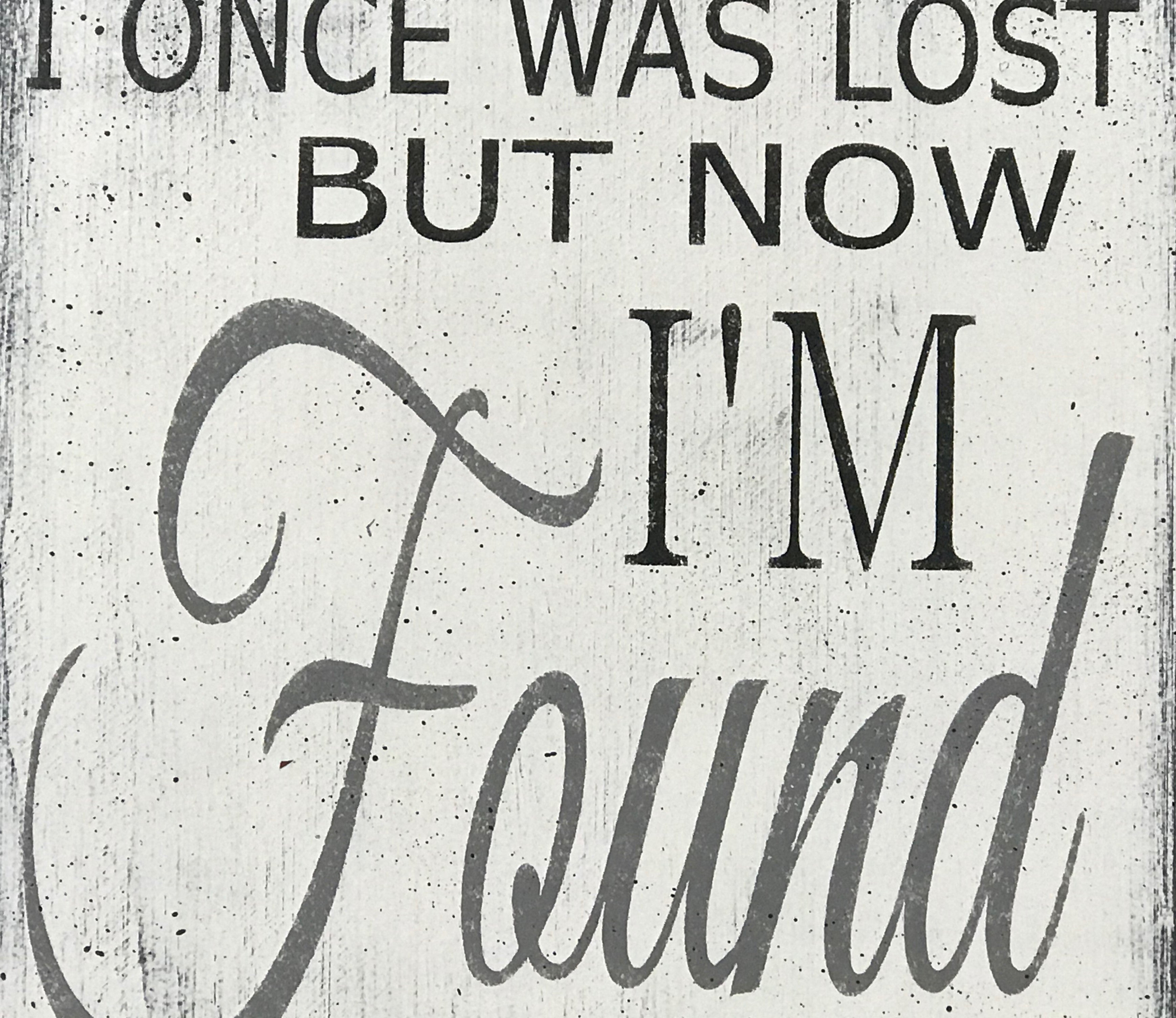 Amazing Grace Wood Sign Set