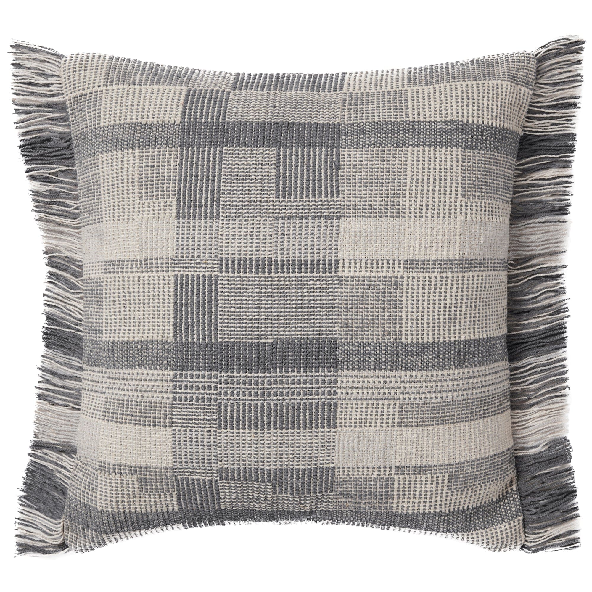 Amber Lewis Birdie Pillow - Silver/Ivory Pillow & Decor loloi-P227PAL0017SIIVPIL1