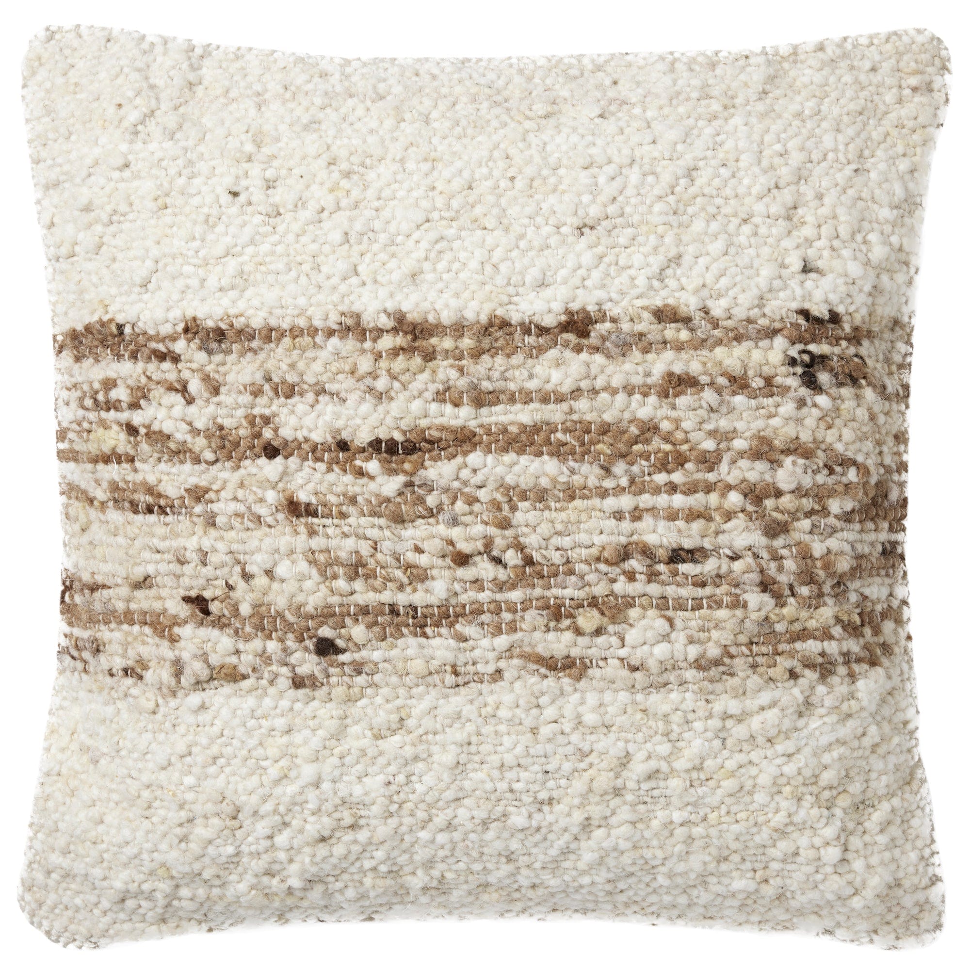 Amber Lewis Marie Pillow - Ivory/Camel Pillow & Decor