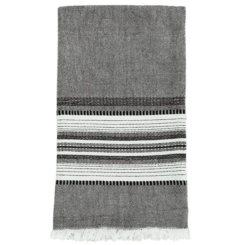 Archive New York Grey Chambray Tea Towel